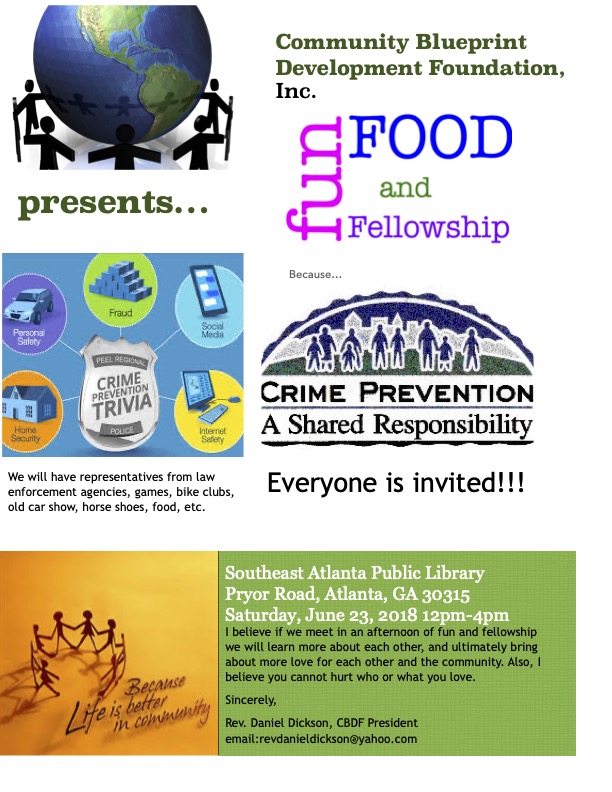 CBDF Crime Prevention Awareness Event